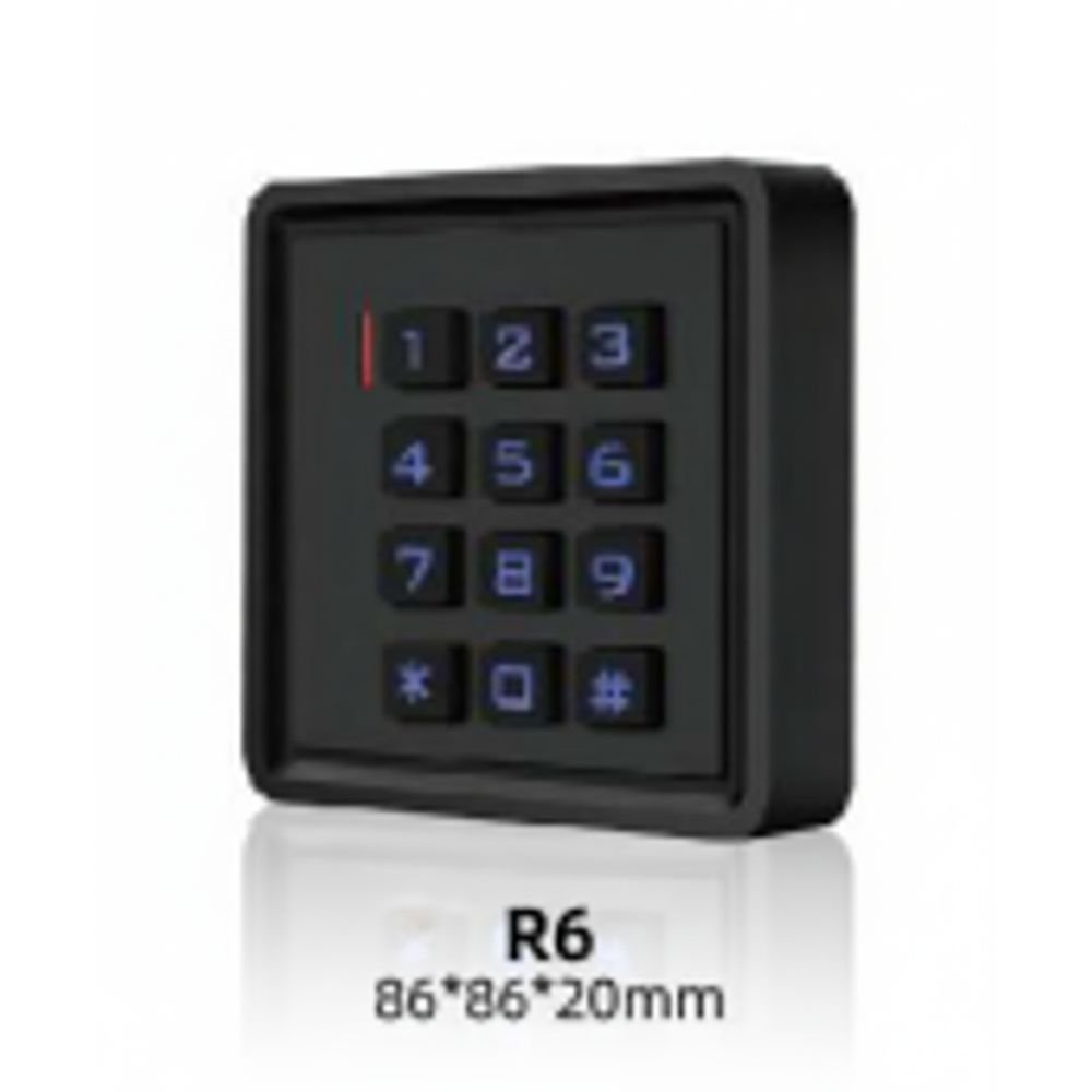 R6 RFID Plastic Card Reader | Keypad Model.