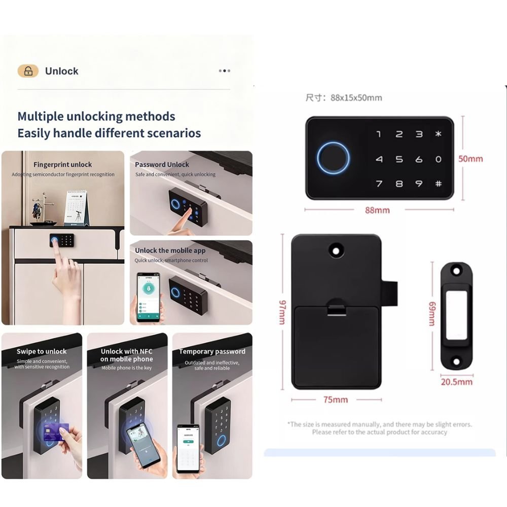 GS01 Smart Cabinet Lock.
