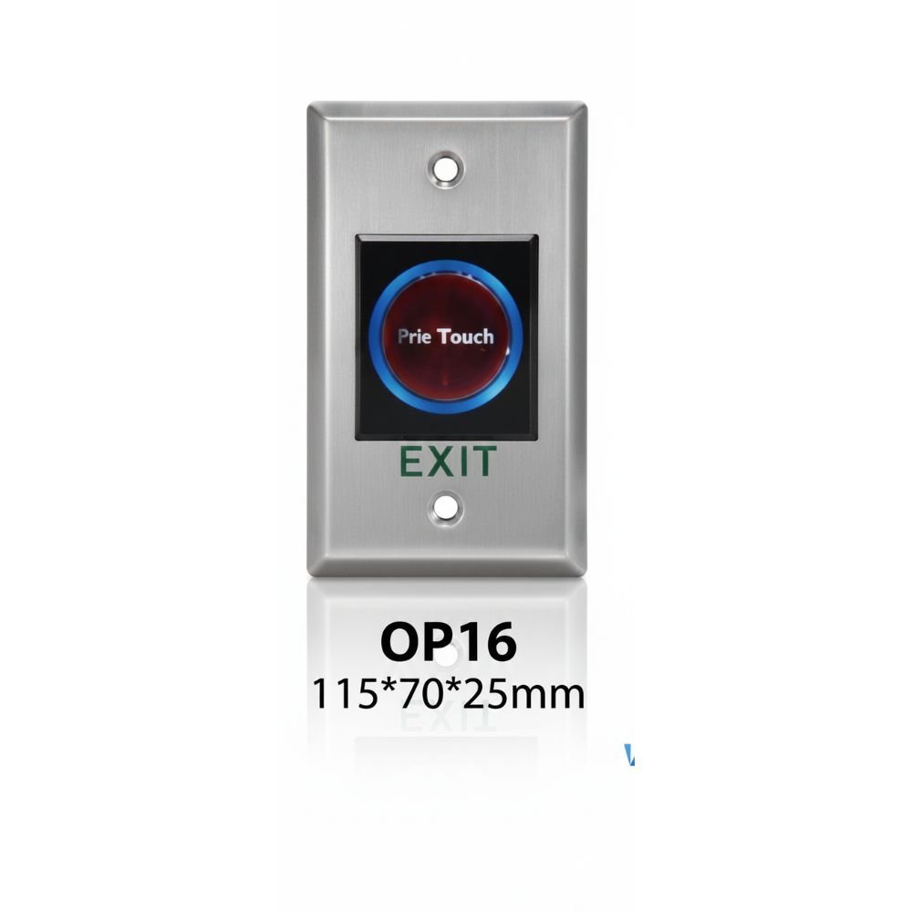OP16 Infared Touchless Exit Button.