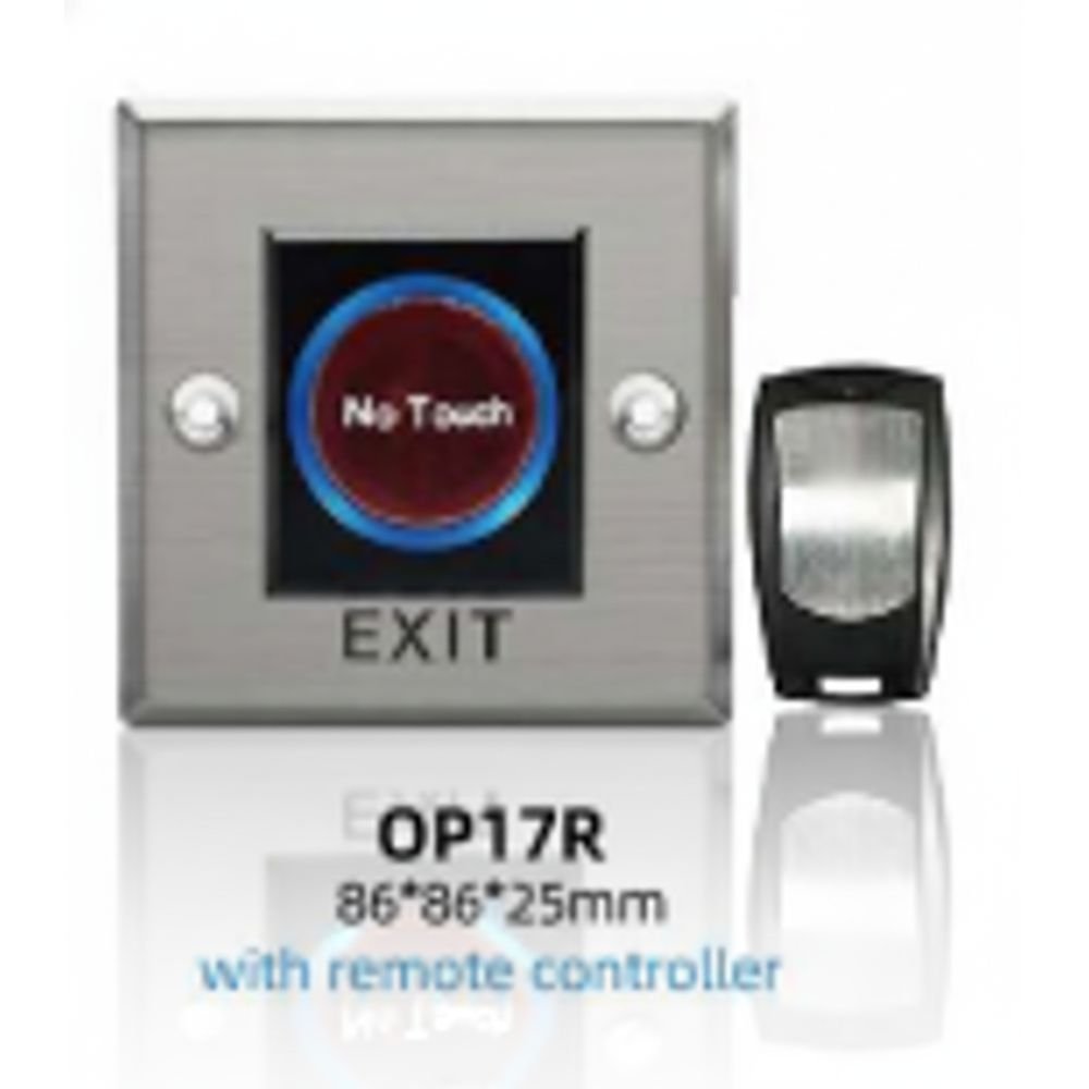 OP17R Infared Touchless Exit Button.