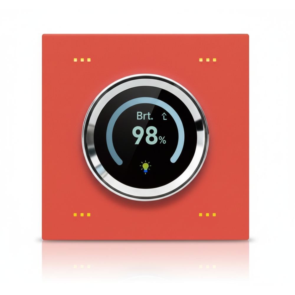 X3 Smart Light Switch For Smart Home Automation- Reddish Brown.