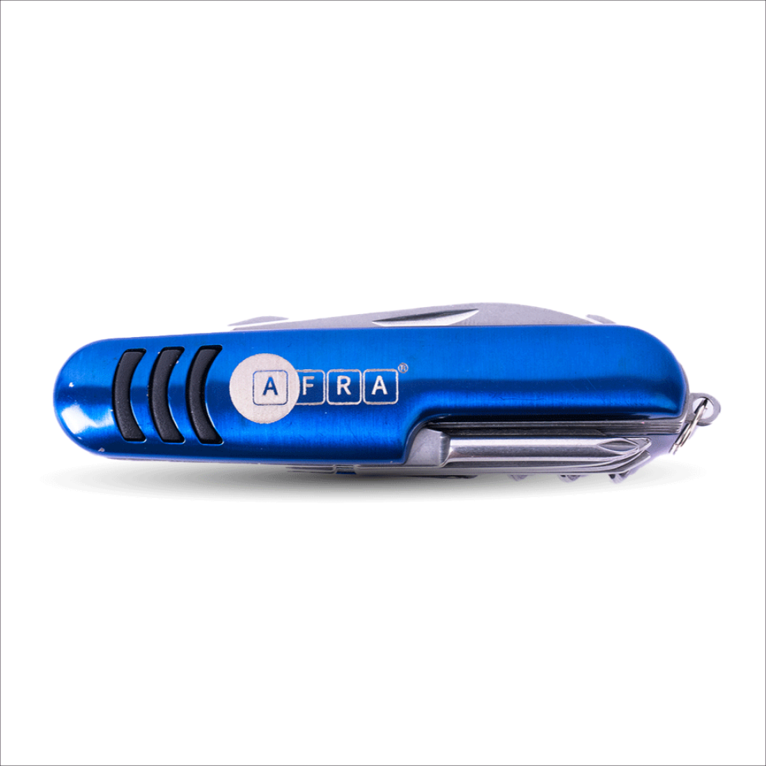 AFRA 11-in-1 Multifunction Knife - Model AF005MK | Blue | Stainless Steel | Compact Foldable Tool