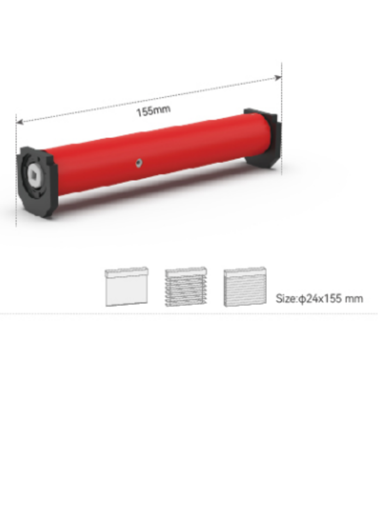 VENETIAN/HONEYCOMB MOTOR B24 0.8N