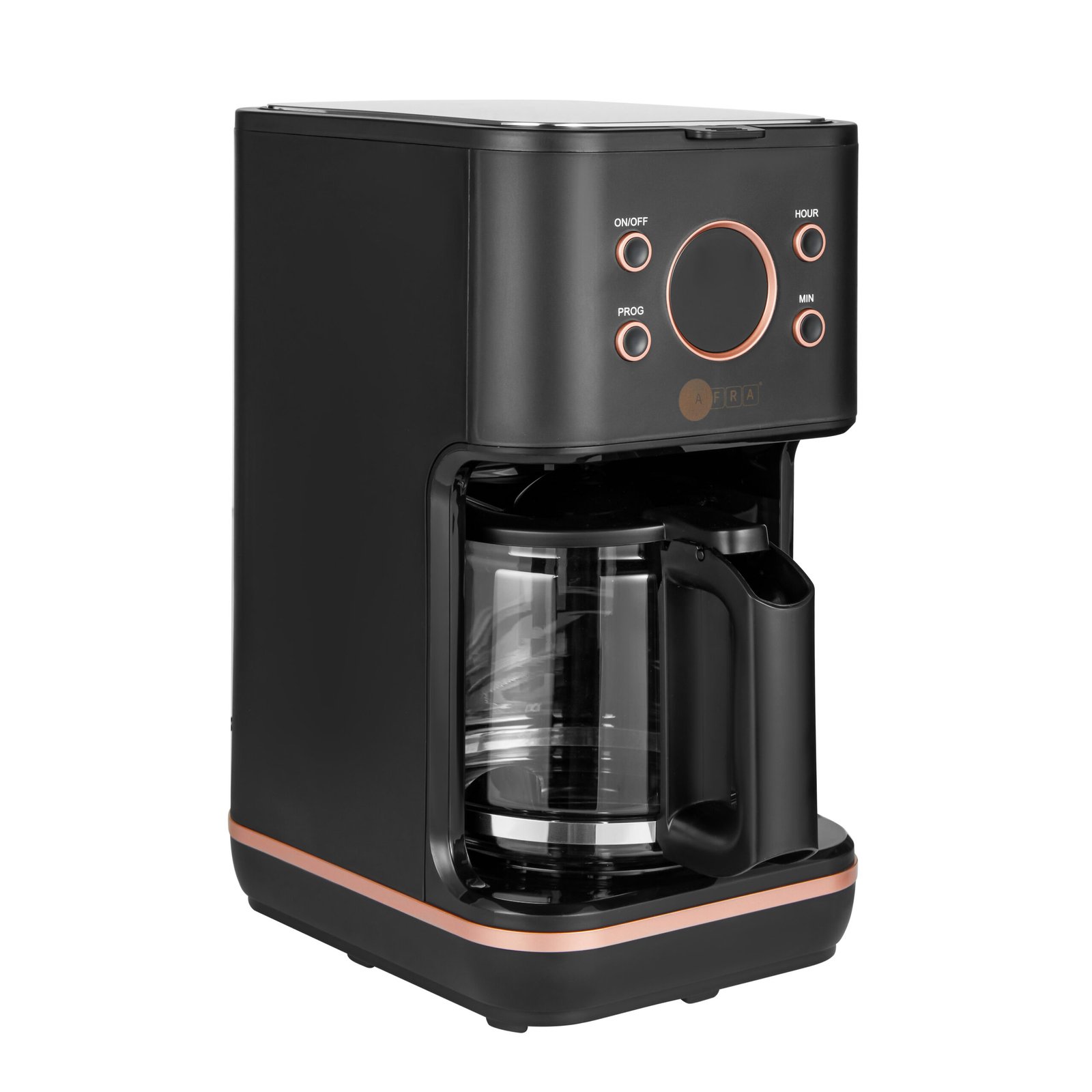 AFRA Coffee Maker 1000W, 1.5L sleek Design